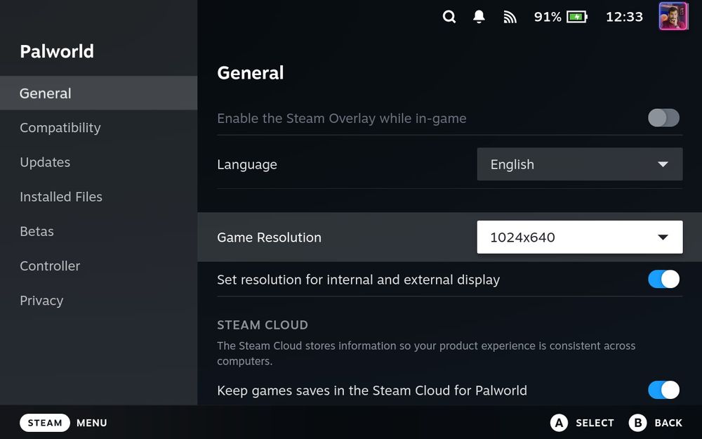 Palworld Performance And Best Settings For Steam Deck