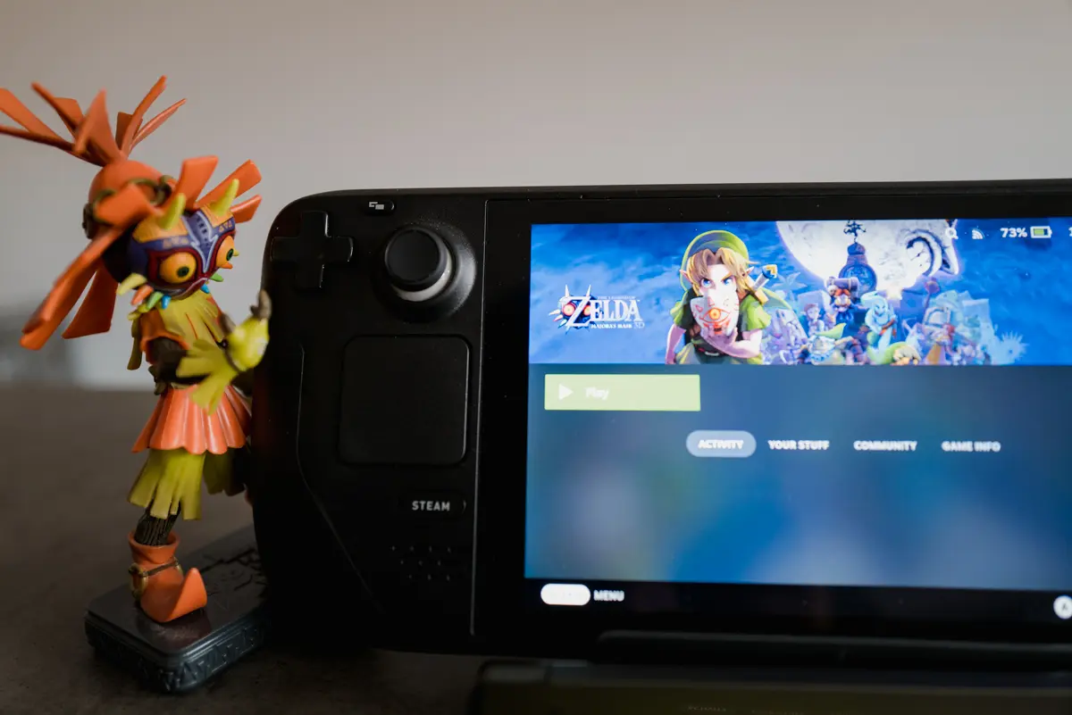 How to play Ocarina of Time and Majora's Mask in 4K on Steam Deck