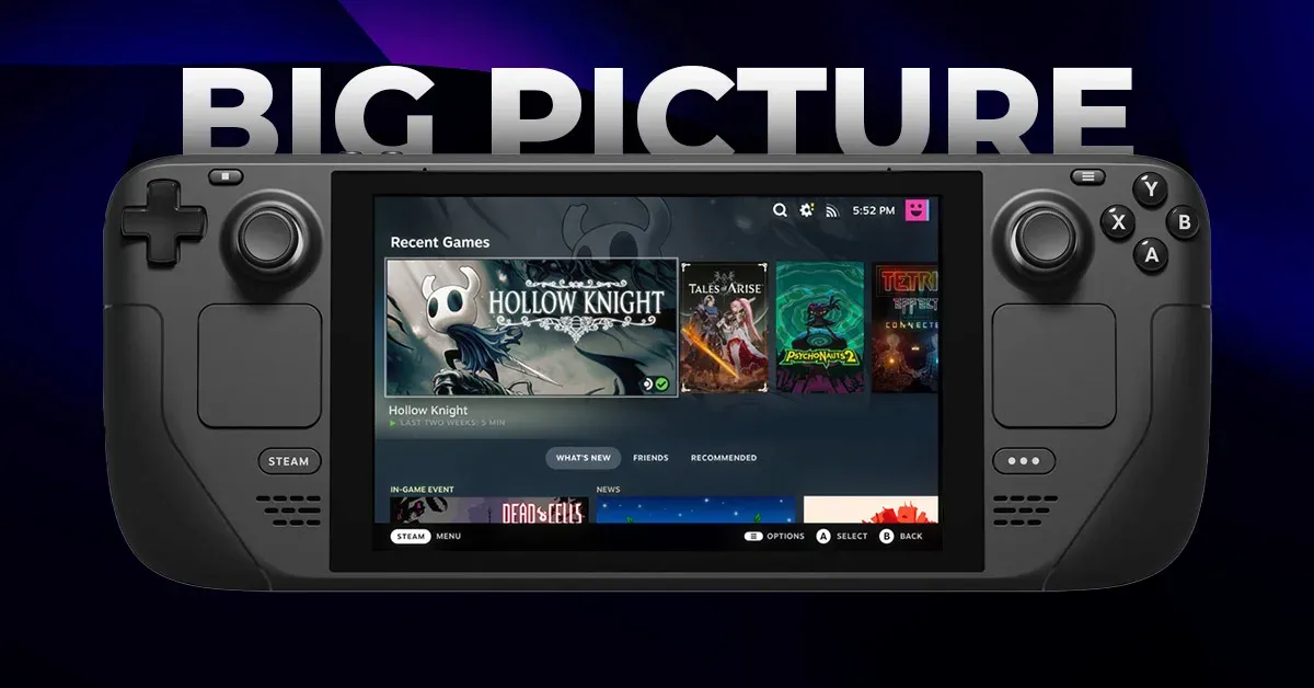 New Steam Deck Inspired Big Picture Mode Now In Beta