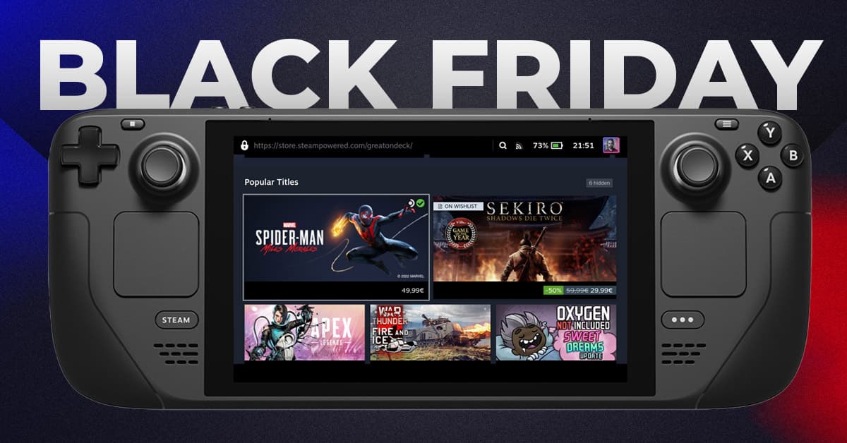 Black Friday Steam Deck deals 2023 - the best deals still available