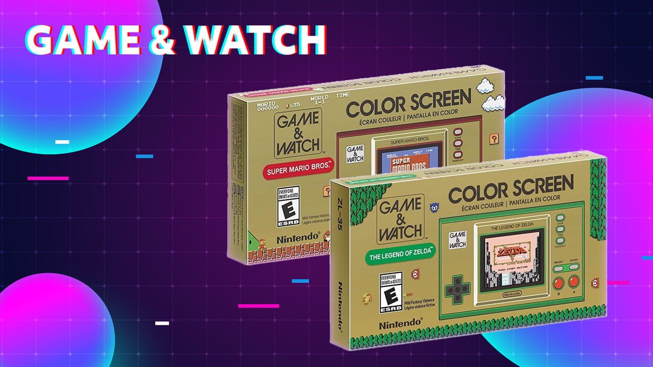 Game & Watch Super Mario Bros and Game & Watch The Legend of Zelda