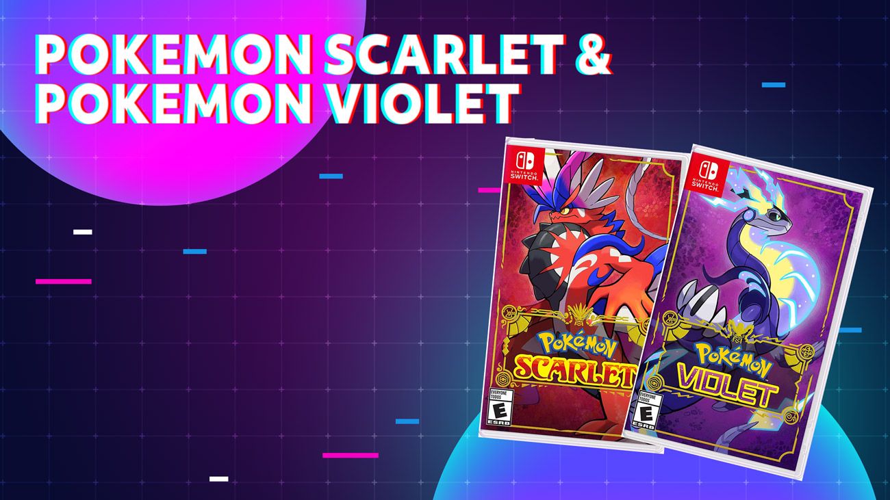 Pokemon Scarlet and Pokemon Violet for the Nintendo Switch