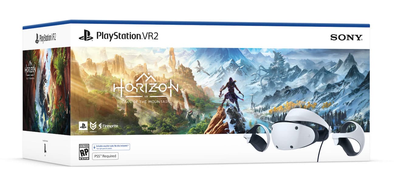 PlayStation VR2 Horizon Call of the Mountain bundle