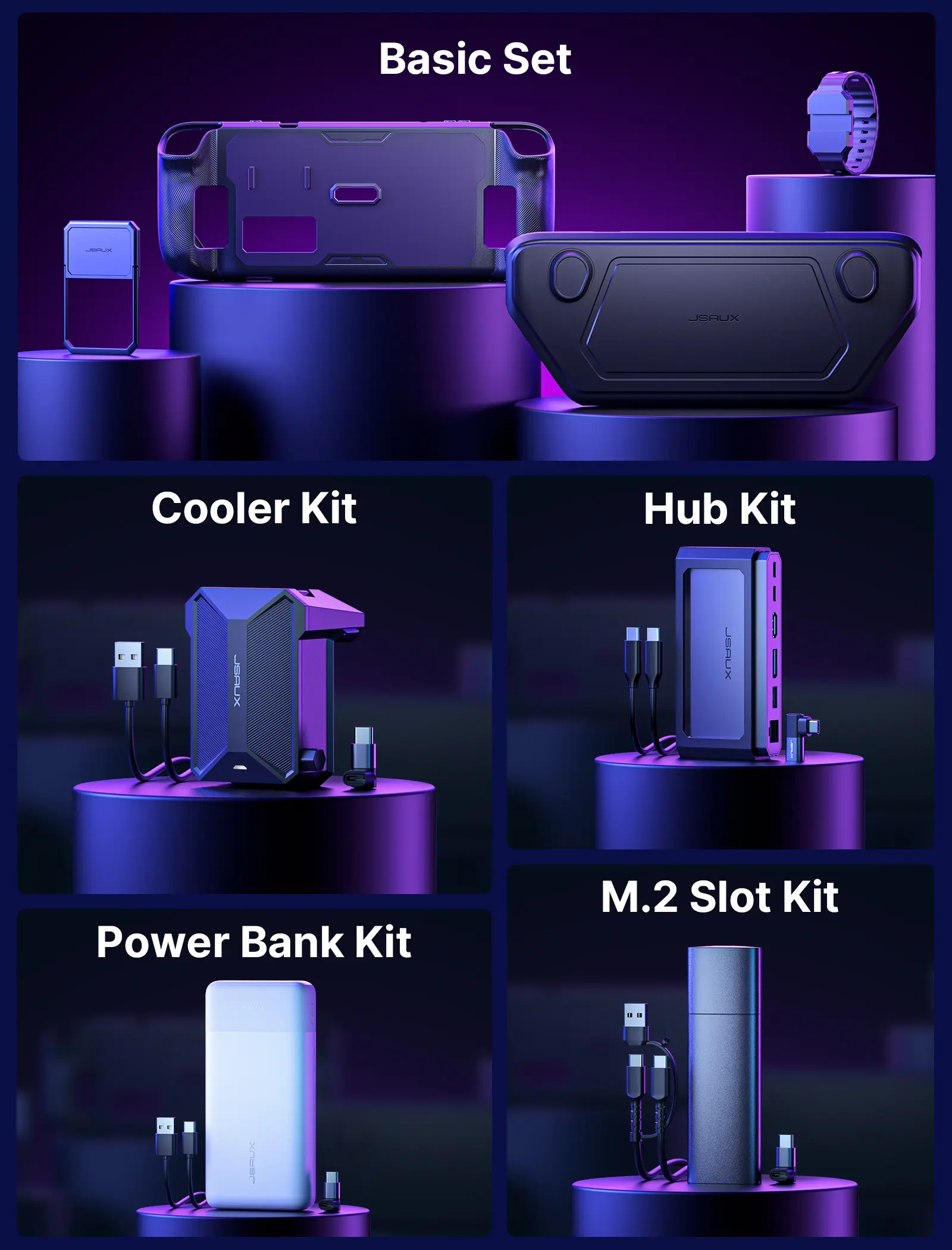 All accessories available for the ModCase.
