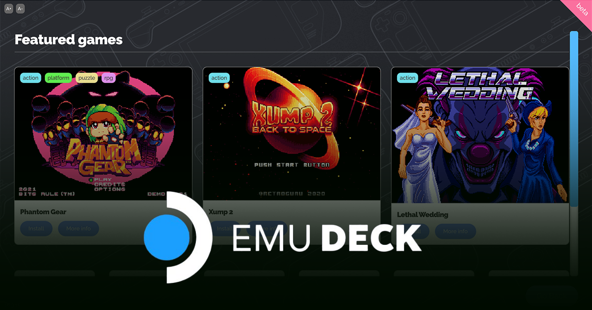 EmuDeck - Emulators on Steam Deck, SteamOS , Rog Ally and Windows