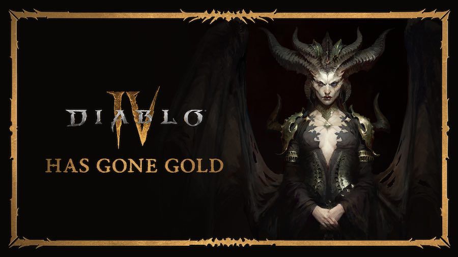 Diablo IV has gone gold