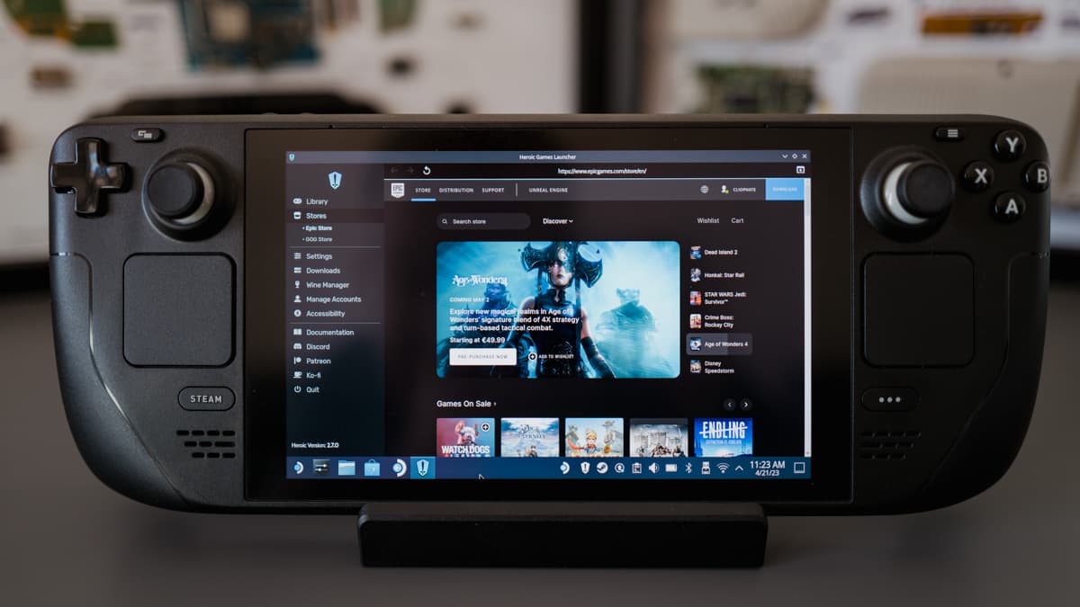 Putting Epic Games on Your Steam Deck 