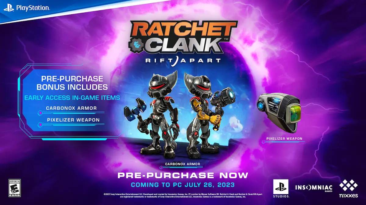 Ratchet & Clank preorder bonus