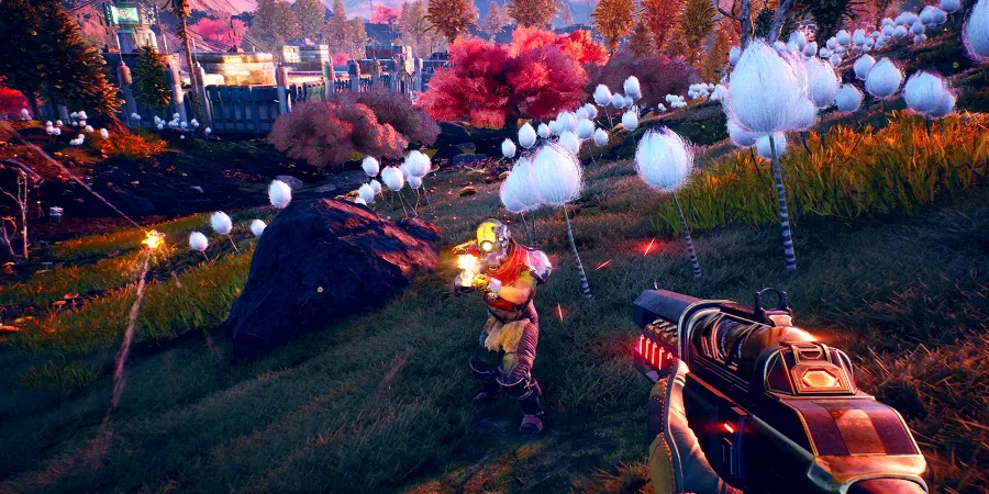 Screenshot of The Outer Worlds.