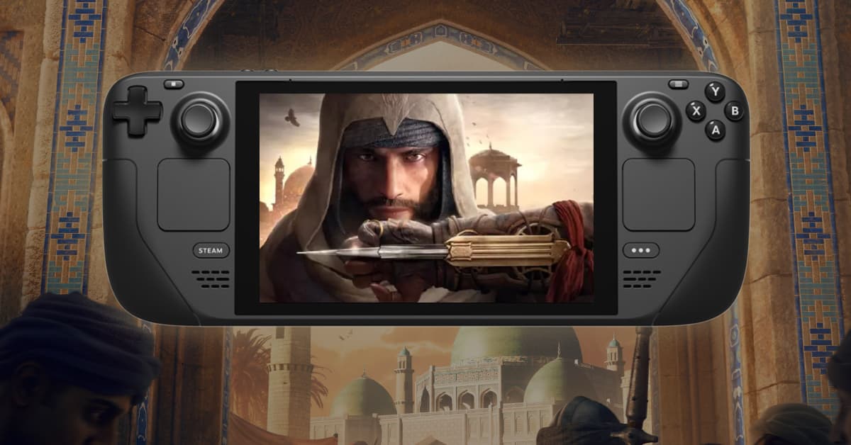Assassin's Creed Mirage Steam Deck, SteamOS 3.5, FSR 2.0