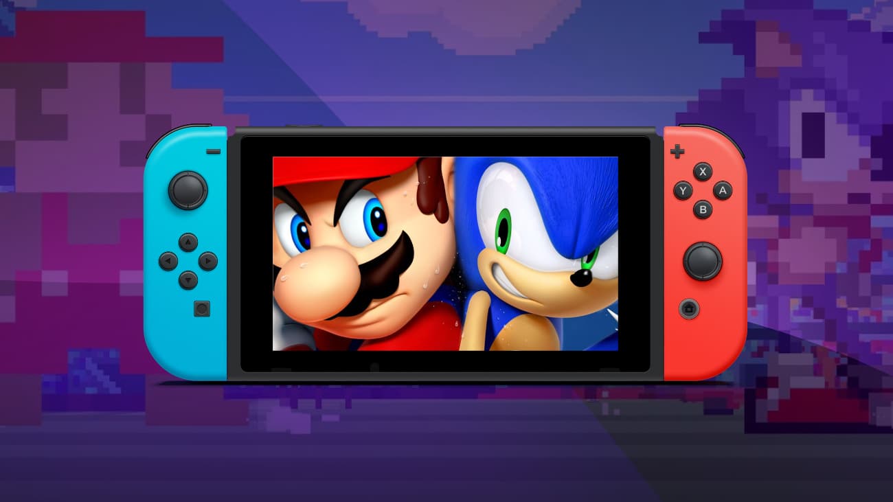 It's the 90s all over again, as Sonic faces Mario on Switch this week