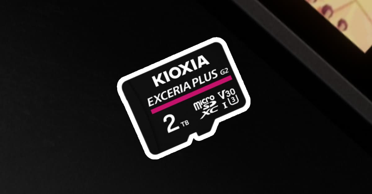 Kioxia atteint la limite des cartes microSDXC : 2 To