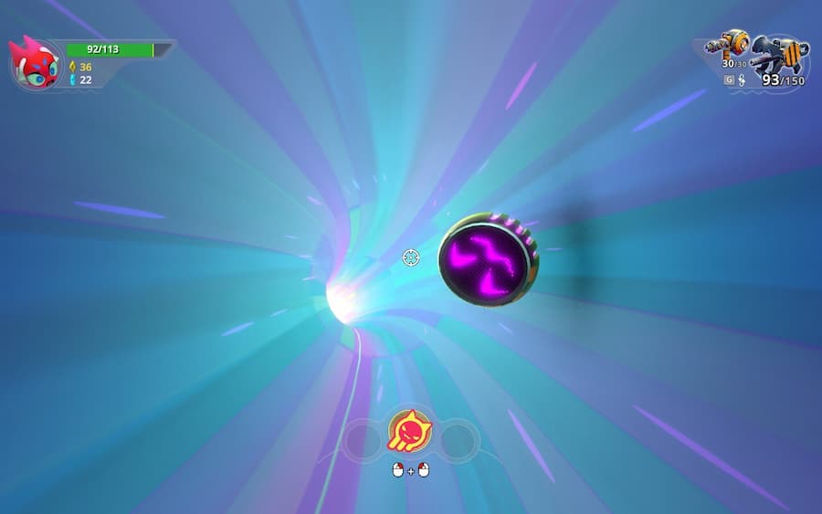 Going down the wormhole in Go Mecha Ball
