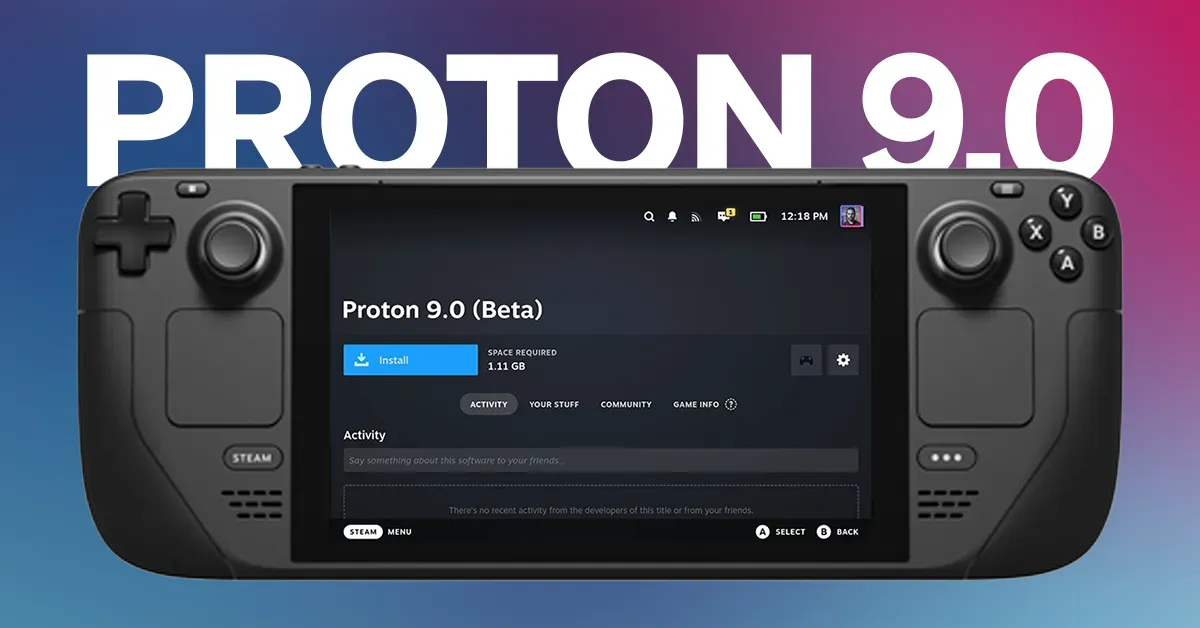 Proton 9.0 Is Now Available In Public Beta On Steam Deck