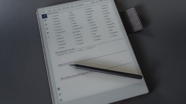 The daily journal I made for my reMarkable